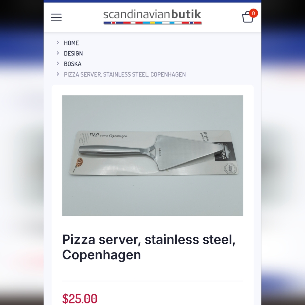 Boska Stainless Pizza Server